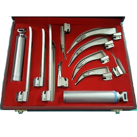 A2Z Scilab Laryngoscope Macintosh Miller Conventional Diagnostic ENT Exam Kit A2Z-ZR569